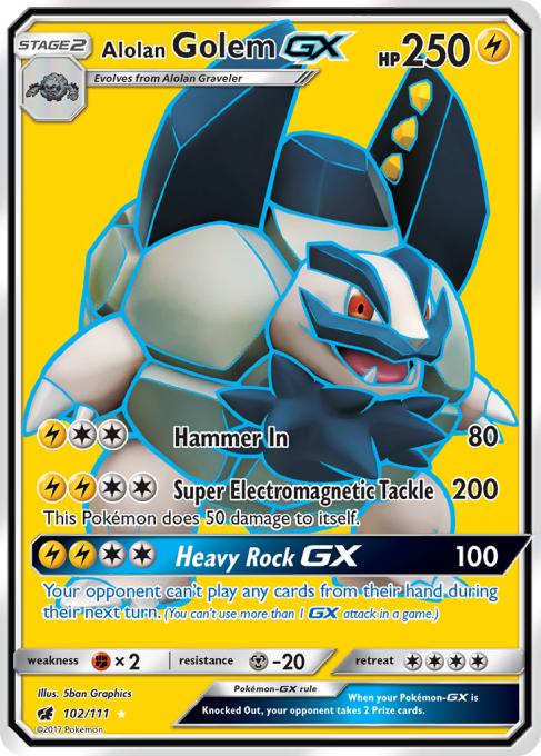 Alolan Golem-GX