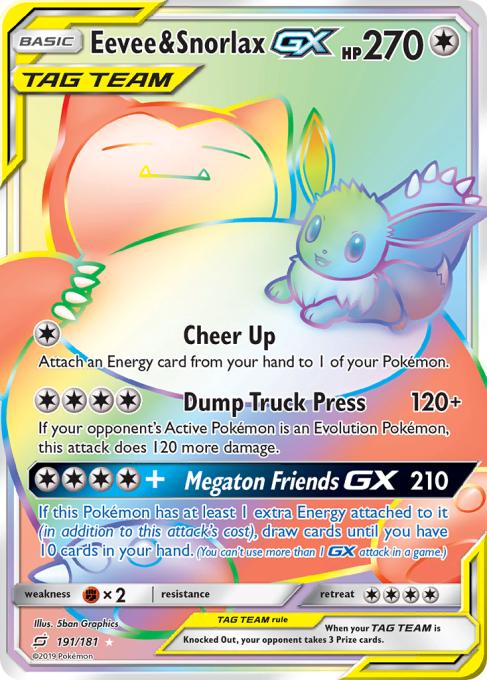 Eevee & Snorlax-GX