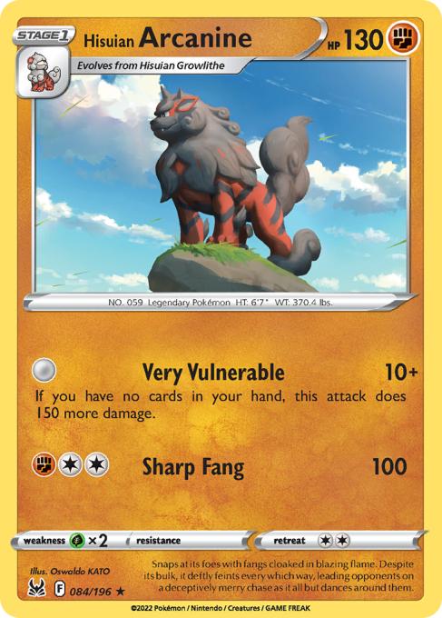 Hisuian Arcanine