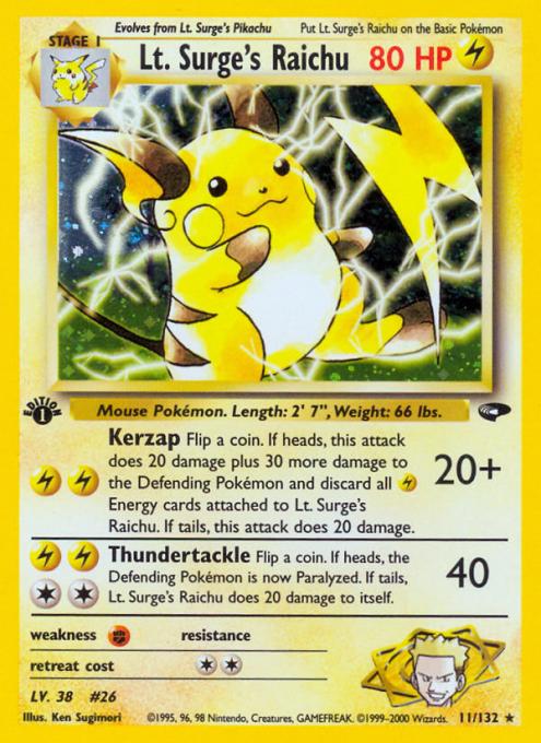 Lt. Surge's Raichu