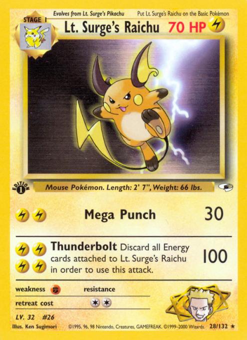 Lt. Surge's Raichu