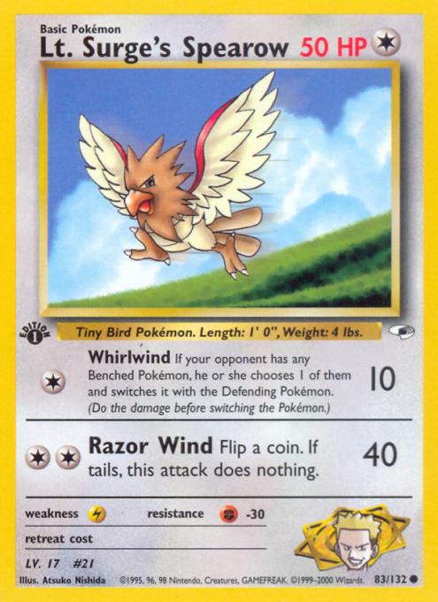 Lt. Surge's Spearow