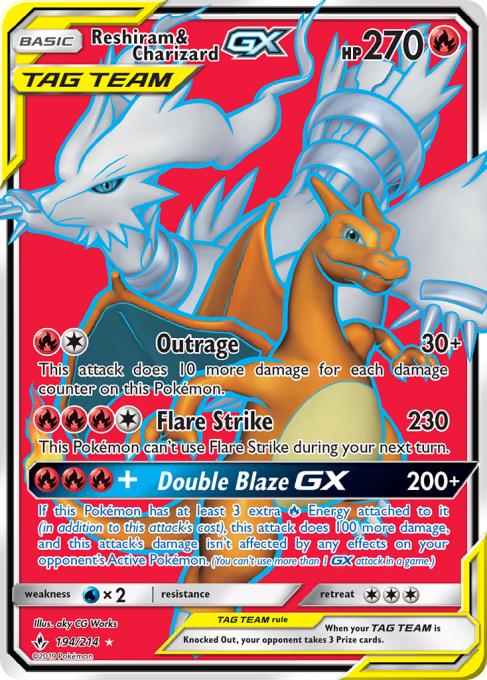 Reshiram & Charizard-GX